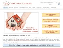 Tablet Screenshot of clearhomesolutions.com